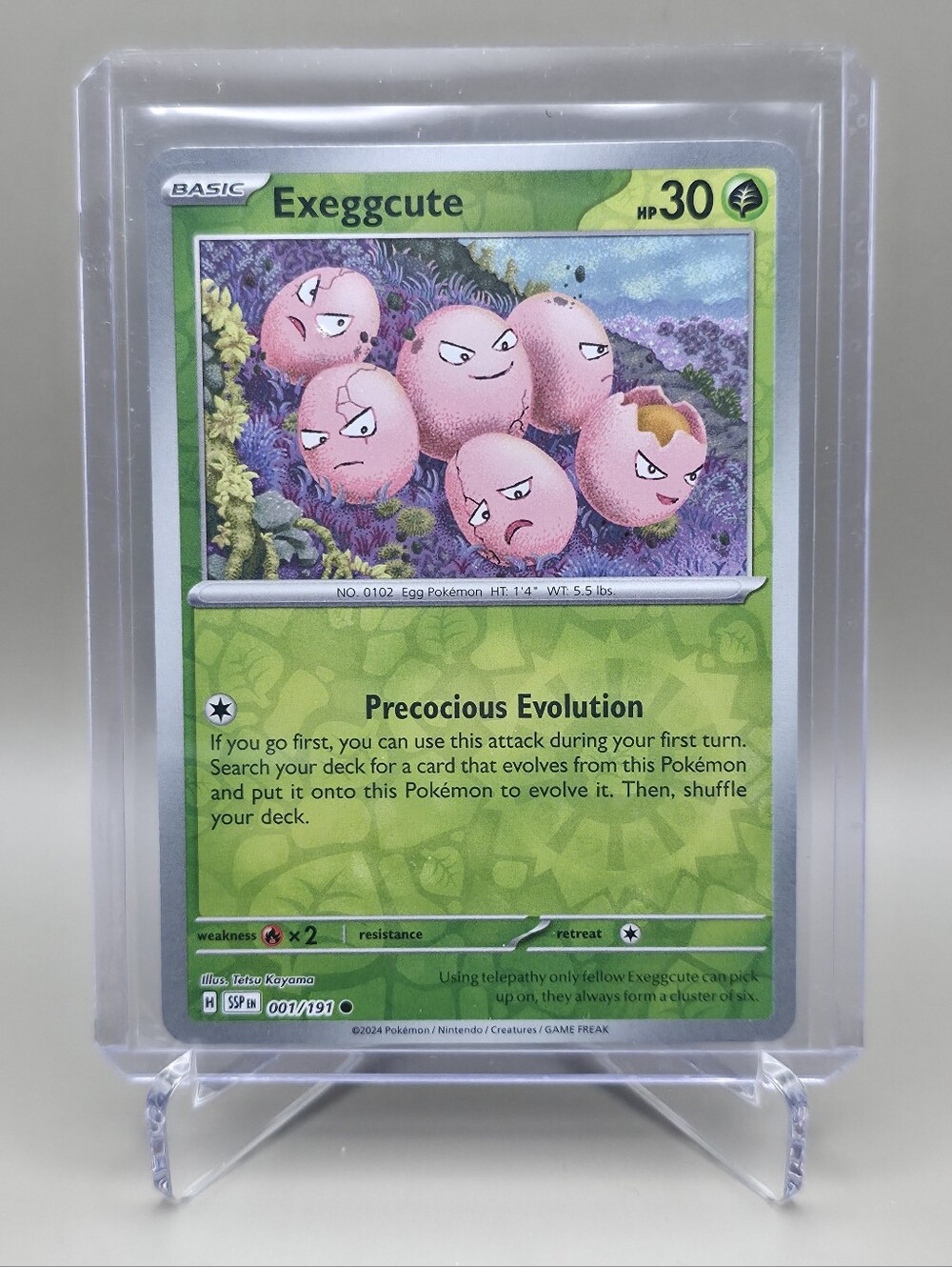 Pokémon TCG - Exeggcute - Surging Sparks - Reverse Holo - 001/191